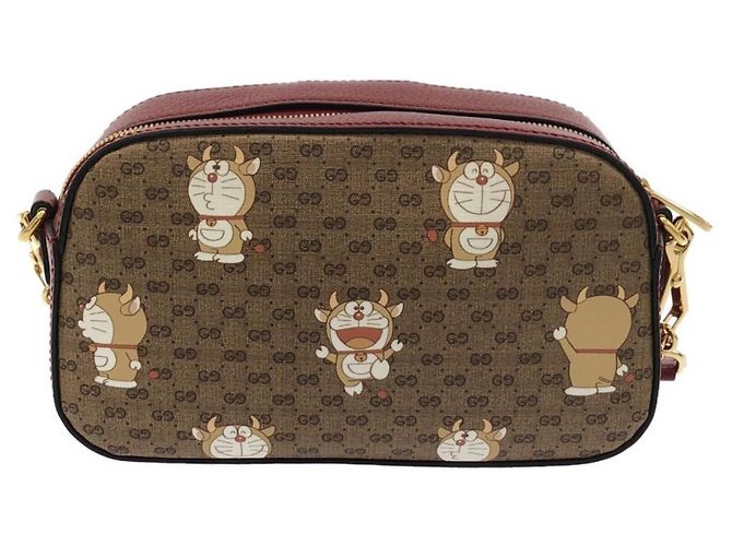 Gucci 574886 2TTBG Borsa a Spalla Rosso Beige - vista 2