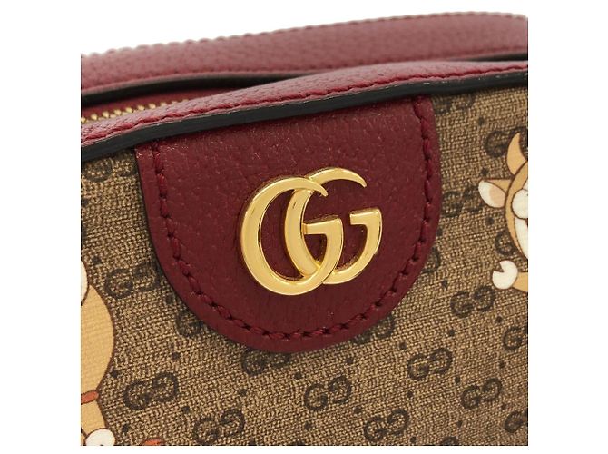 Gucci 574886 2TTBG Borsa a Spalla Rosso Beige - vista 4