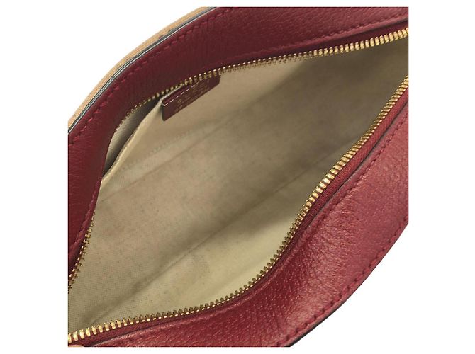 Gucci 574886 2TTBG Borsa a Spalla Rosso Beige - vista 7
