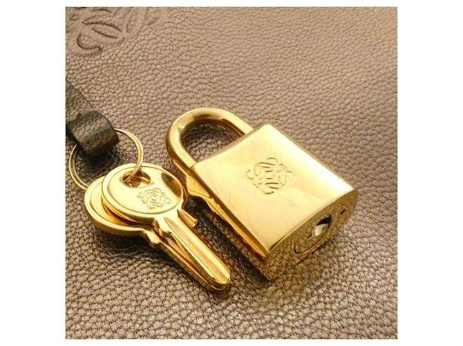 Borsa Loewe Amazona Bronzo - vista 4