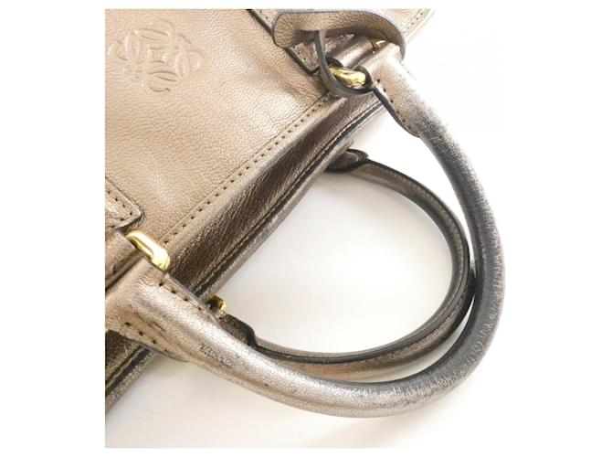 Borsa Loewe Amazona Bronzo - vista 7