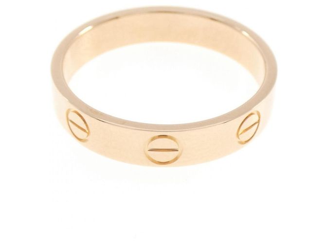 Anello Mini Love di Cartier in oro rosa - vista 2