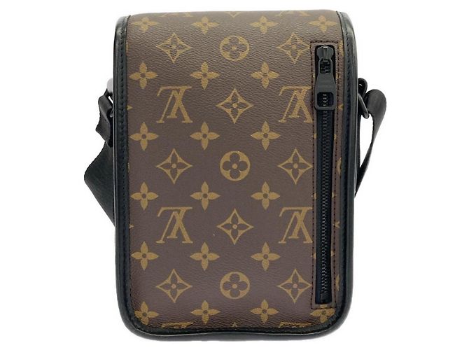 Louis Vuitton Monogram Macassar Archie Messenger PM Marrone - vista 2