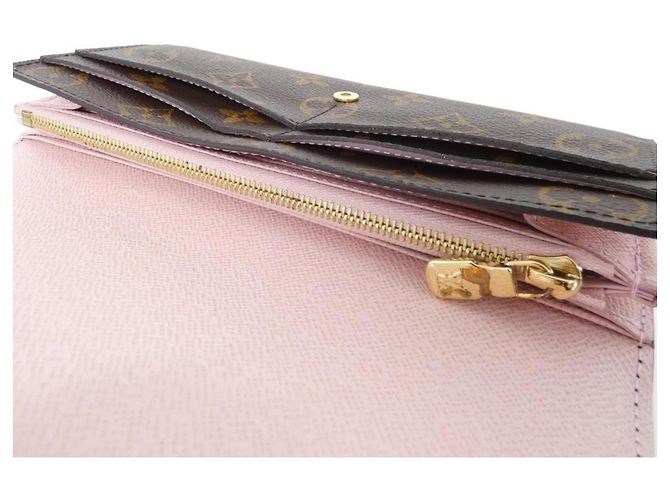 Cartera Sarah Monogram Louis Vuitton Castaño Rosa - vista 4