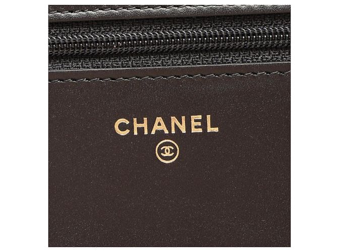 Borsa a tracolla Chanel Matelassé Bicolor Nero - vista 5