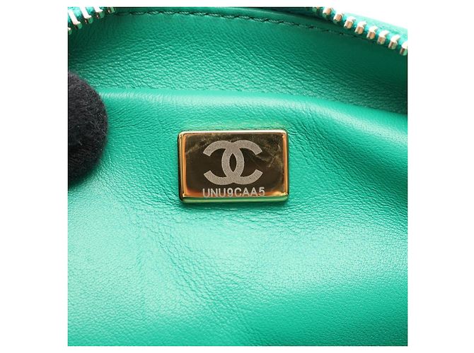 Zaino Chanel Matelassé Verde - vista 5