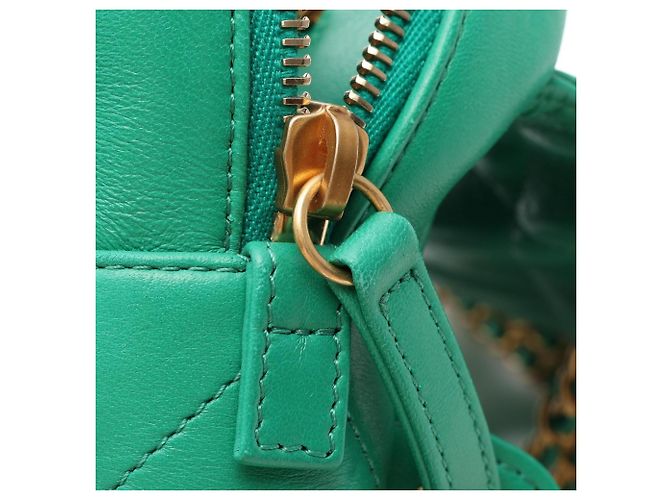 Zaino Chanel Matelassé Verde - vista 6