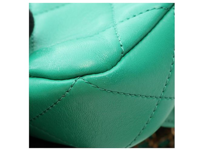 Zaino Chanel Matelassé Verde - vista 7