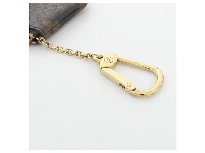 Louis Vuitton Monogram Pochette Clé Coin e Custodia per chiavi Marrone - vista 3