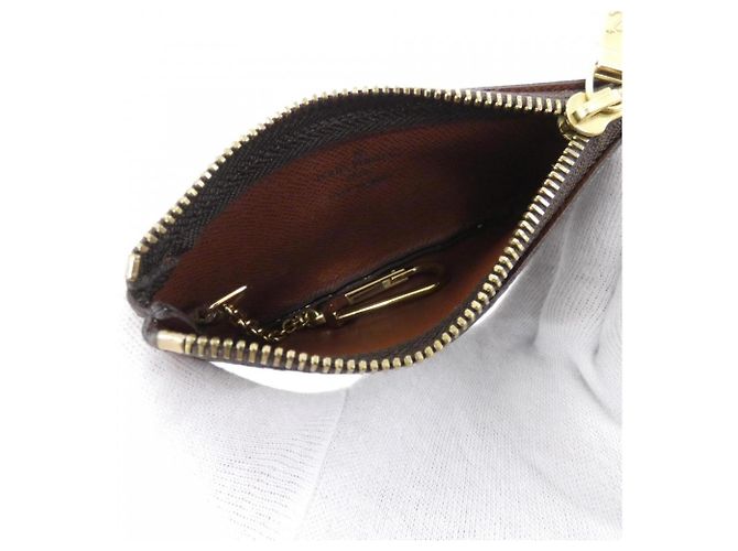 Louis Vuitton Monogram Pochette Clé Coin e Custodia per chiavi Marrone - vista 4