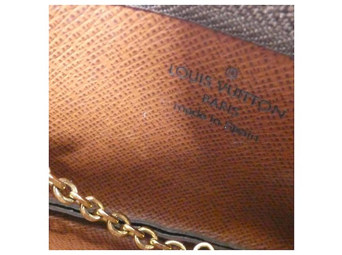 Louis Vuitton Monogram Pochette Clé Coin e Custodia per chiavi Marrone - vista 5