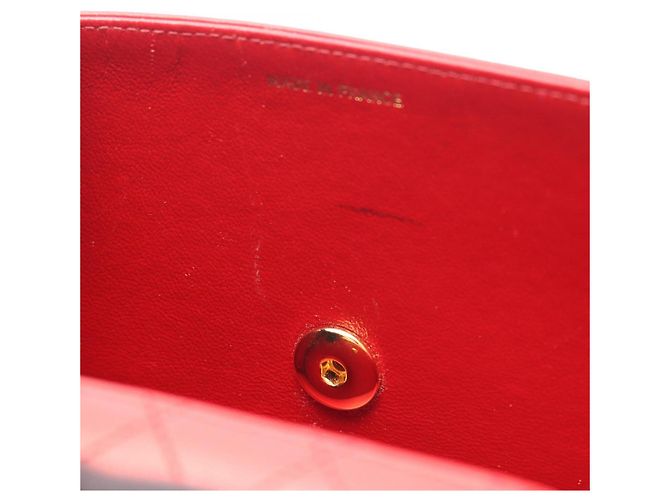 Borsa a Spalla Chanel Matelassé Bicolor Turnlock Rosso Blu navy - vista 6