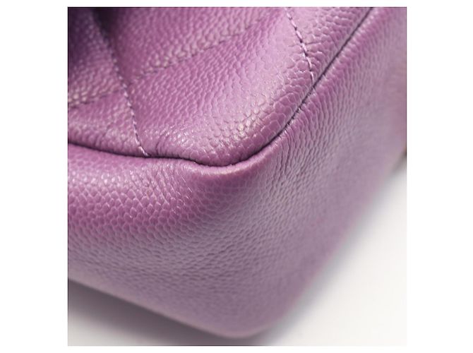 Borsa a tracolla Chanel Matelassé Small Flap viola Porpora - vista 6