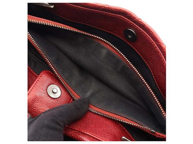 Borsa Tote Matelassé Chanel in Bordeaux Bordò - vista 11