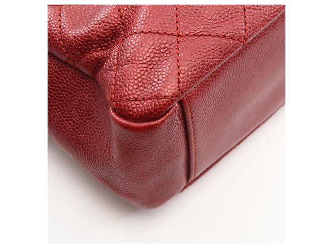 Borsa Tote Matelassé Chanel in Bordeaux Bordò - vista 6