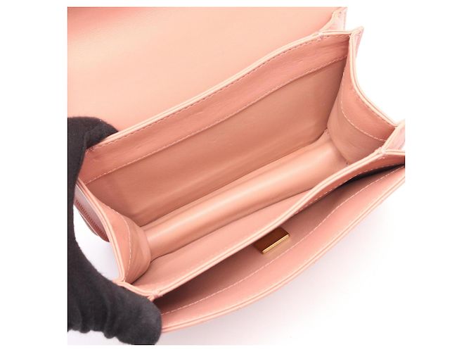 Borsa a mano Chanel Matelassé Leather Top Handle Rosa - vista 3