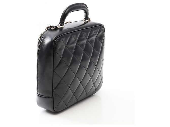 Timeless Borsa a tracolla Chanel Matelassé con manico superiore Nero - vista 2