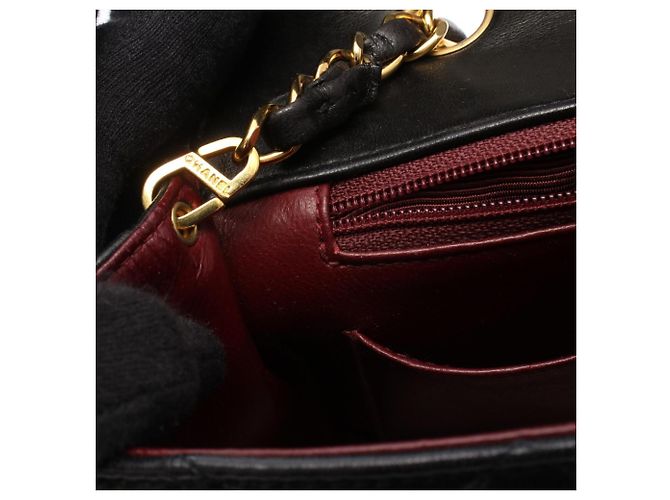 Borsa a Spalla Chanel Matelassé Diana Flap Nero - vista 7