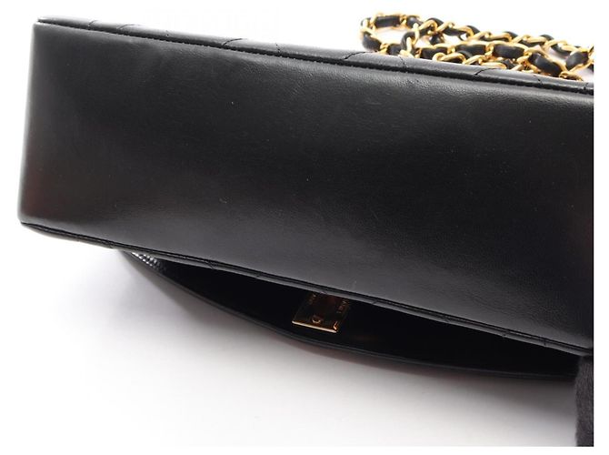Borsa a Spalla Chanel Matelassé Diana Flap Nero - vista 12