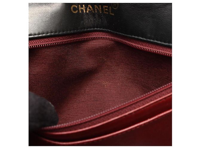 Borsa a Spalla Chanel Matelassé Diana Flap Nero - vista 6