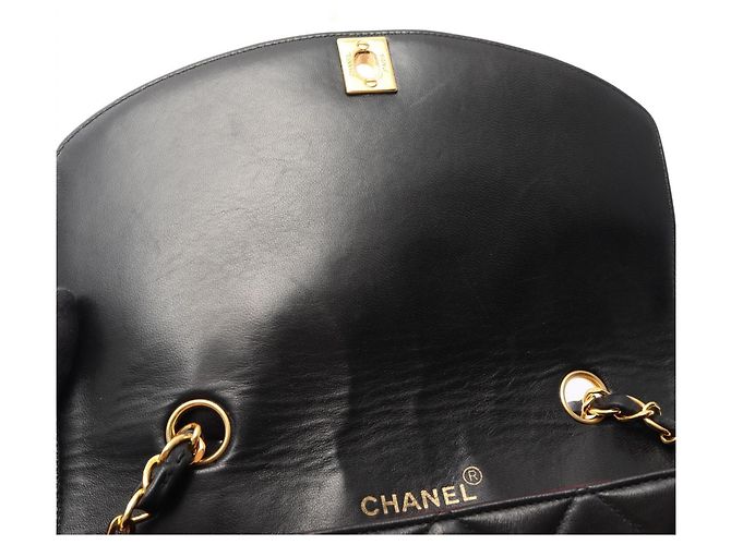 Borsa a Spalla Chanel Matelassé Diana Flap Nero - vista 8