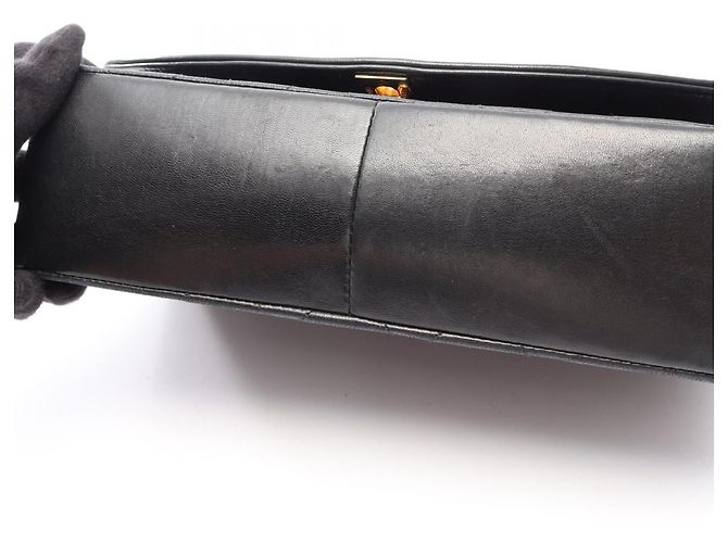 Borsa a Spalla Chanel Matelassé Diana Flap Nero - vista 11