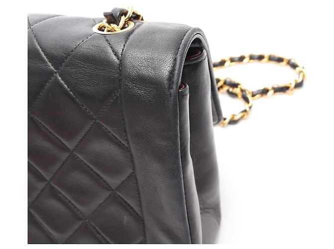Borsa a Spalla Chanel Matelassé Diana Flap Nero - vista 15