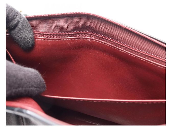 Borsa a Spalla Chanel Matelassé Diana Flap Nero - vista 6