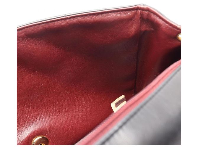 Borsa a Spalla Chanel Matelassé Diana Flap Nero - vista 7