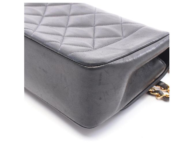 Borsa Chanel Matelassé Diana Flap Nero - vista 10