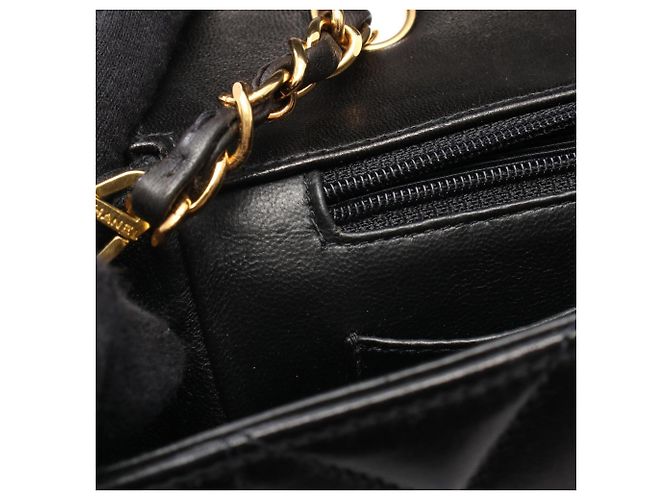 Borsa Chanel Matelassé Diana Flap Nero - vista 6