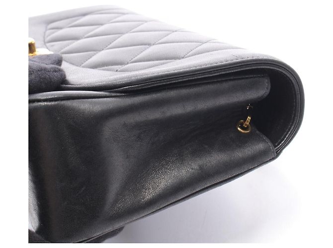 Borsa Chanel Matelassé Diana Flap Nero - vista 9