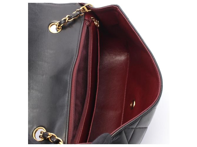 Borsa a Spalla Chanel Matelassé Diana Flap Nero - vista 3