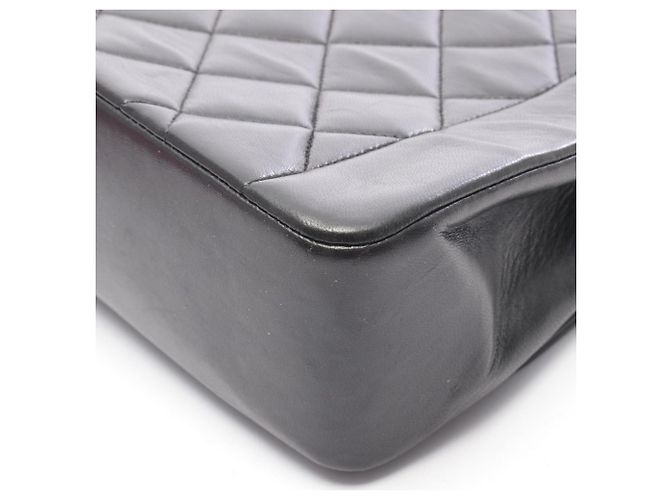Borsa a Spalla Chanel Matelassé Diana Flap Nero - vista 9