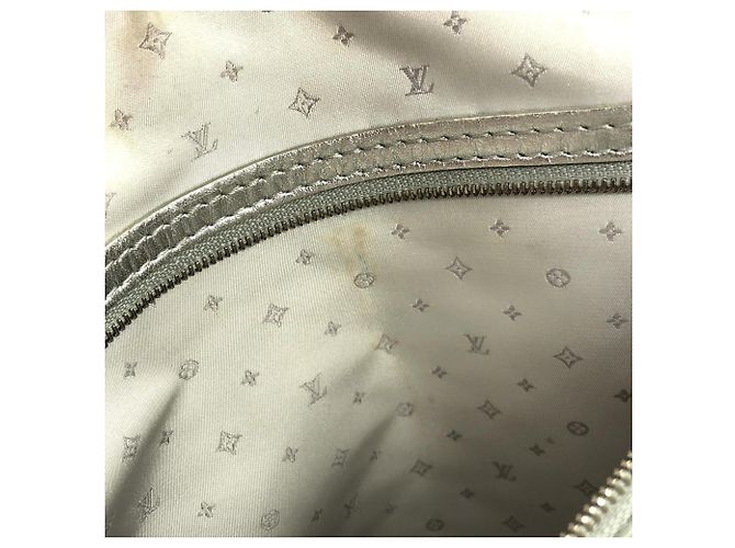Borsa Louis Vuitton Suhali Lockit PM Argento - vista 10