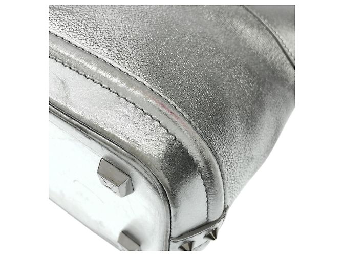 Borsa Louis Vuitton Suhali Lockit PM Argento - vista 2