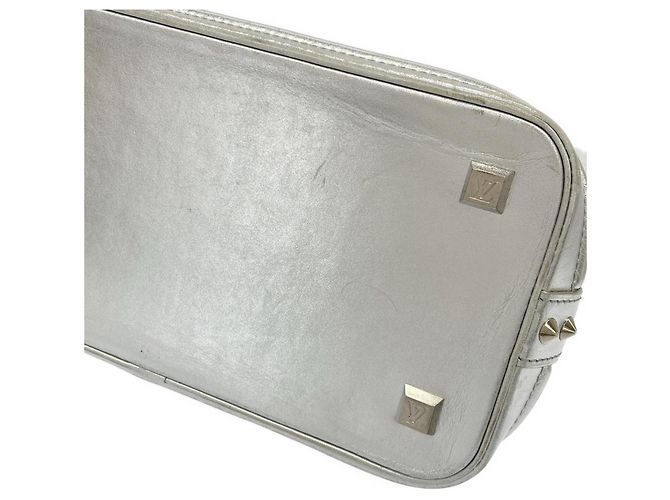 Borsa Louis Vuitton Suhali Lockit PM Argento - vista 3