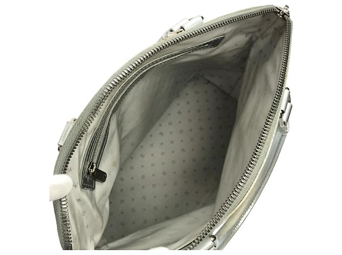 Borsa Louis Vuitton Suhali Lockit PM Argento - vista 8