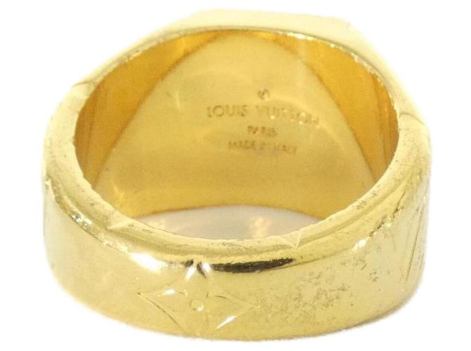 Anello sigillo Louis Vuitton in oro D'oro - vista 2