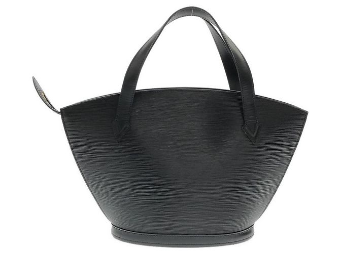 Borsa Louis Vuitton Epi Saint Jacques Nero - vista 2