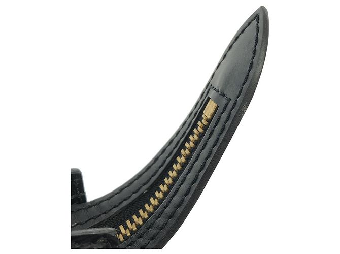 Borsa Louis Vuitton Epi Saint Jacques Nero - vista 5