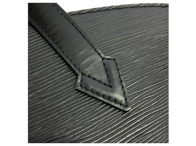Borsa Louis Vuitton Epi Saint Jacques Nero - vista 6