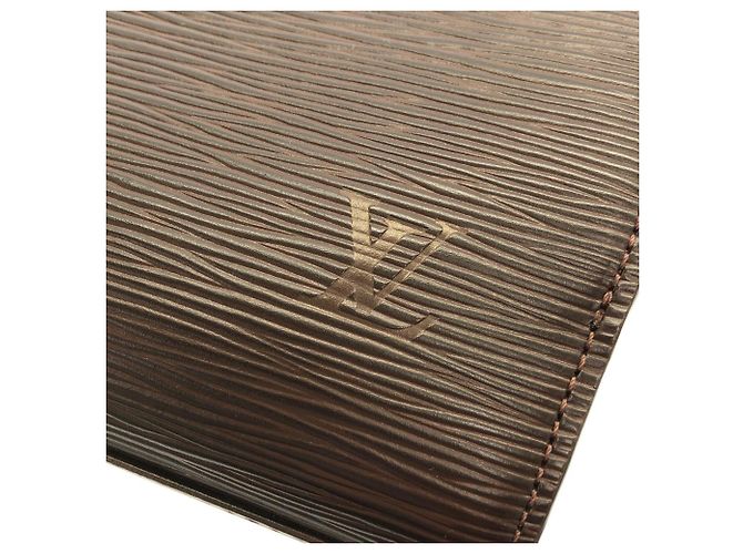 Borsa Louis Vuitton Epi Pont Neuf M5205D Marrone - vista 5