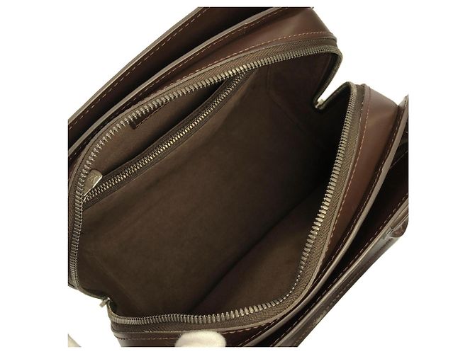 Borsa Louis Vuitton Epi Pont Neuf M5205D Marrone - vista 9