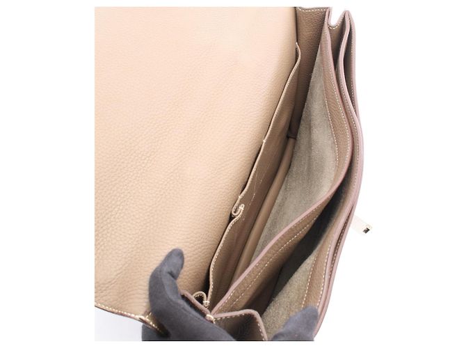 Hermès Hermes Sac à Dépêches 38 Business Bag Marrone - vista 3