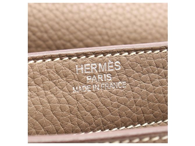 Hermès Hermes Sac à Dépêches 38 Business Bag Marrone - vista 4