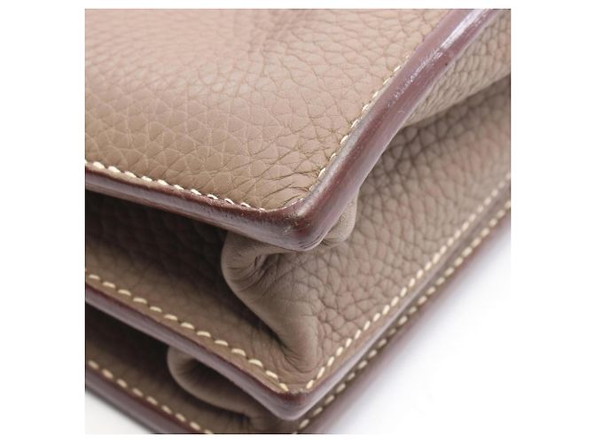 Hermès Hermes Sac à Dépêches 38 Business Bag Marrone - vista 6