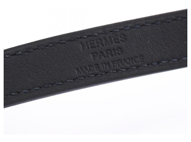 Hermès Pulsera Hermes Kelly Double Tour Negro Plata - vista 4