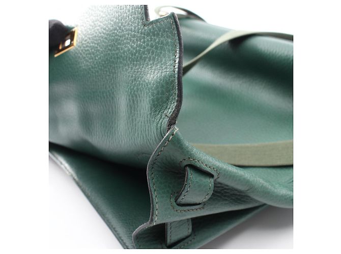 Hermès Zaino/Borsa Hermes Kelly Ad GM Verde - vista 12