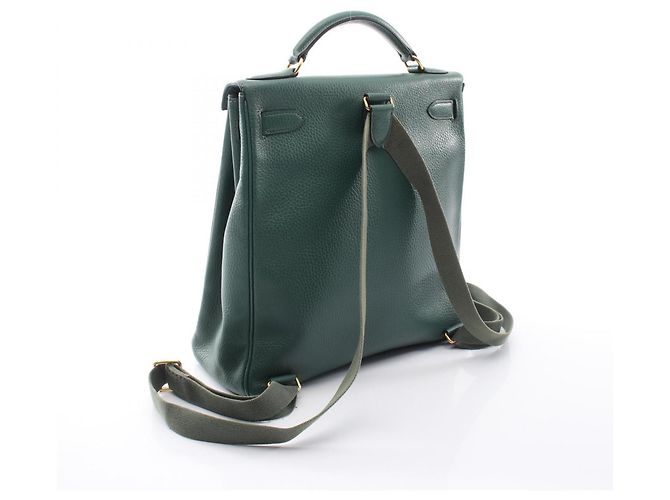 Hermès Zaino/Borsa Hermes Kelly Ad GM Verde - vista 2